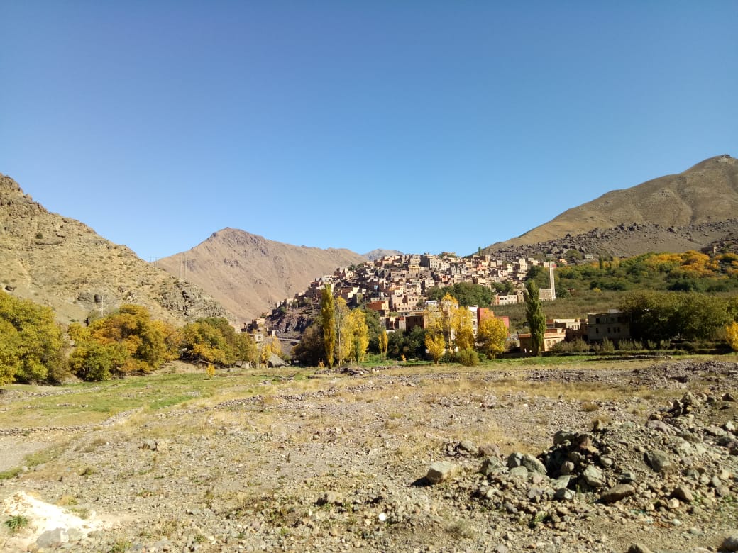 Berber village toubkal mountain marrakech