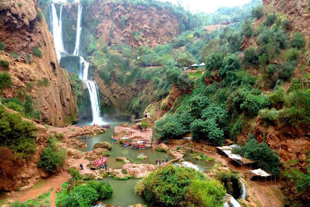 trips to Waterfalls OUZOUD marocco