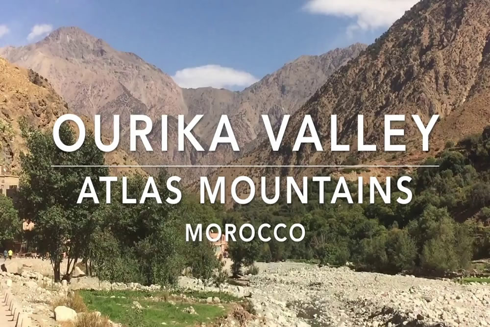 Ourika valley atlas mountains morocco